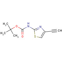 815610-14-1 tert-butyl N-(4-ethynyl-1,3-thiazol-2-yl)carbamate chemical structure