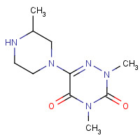1206515-99-2 2,4-dimethyl-6-(3-methylpiperazin-1-yl)-1,2,4-triazine-3,5-dione chemical structure