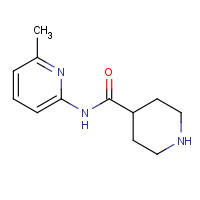 110105-99-2 N-(6-methylpyridin-2-yl)piperidine-4-carboxamide chemical structure