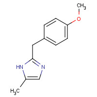 102151-85-9 2-[(4-methoxyphenyl)methyl]-5-methyl-1H-imidazole chemical structure