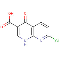 54563-42-7 7-chloro-4-oxo-1H-1,8-naphthyridine-3-carboxylic acid chemical structure