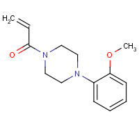 21057-24-9 1-[4-(2-methoxyphenyl)piperazin-1-yl]prop-2-en-1-one chemical structure