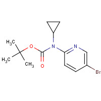 1319257-51-6 tert-butyl N-(5-bromopyridin-2-yl)-N-cyclopropylcarbamate chemical structure
