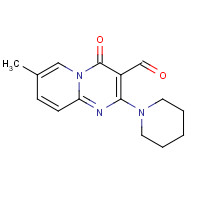 300586-42-9 7-methyl-4-oxo-2-piperidin-1-ylpyrido[1,2-a]pyrimidine-3-carbaldehyde chemical structure