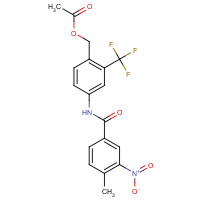 1318242-94-2 [4-[(4-methyl-3-nitrobenzoyl)amino]-2-(trifluoromethyl)phenyl]methyl acetate chemical structure