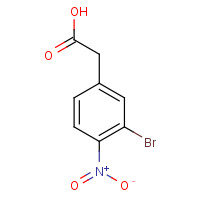 90004-95-8 2-(3-bromo-4-nitrophenyl)acetic acid chemical structure