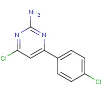 875233-32-2 4-chloro-6-(4-chlorophenyl)pyrimidin-2-amine chemical structure