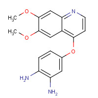 769961-61-7 4-(6,7-dimethoxyquinolin-4-yl)oxybenzene-1,2-diamine chemical structure