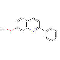 21255-17-4 7-methoxy-2-phenylquinoline chemical structure