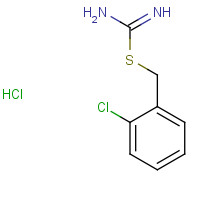 3778-85-6 (2-chlorophenyl)methyl carbamimidothioate;hydrochloride chemical structure