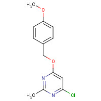 1192064-58-6 4-chloro-6-[(4-methoxyphenyl)methoxy]-2-methylpyrimidine chemical structure