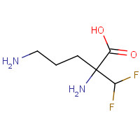 67037-37-0 2,5-diamino-2-(difluoromethyl)pentanoic acid chemical structure