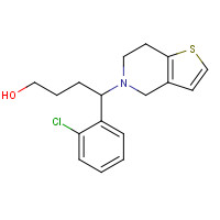 1373491-51-0 4-(2-chlorophenyl)-4-(6,7-dihydro-4H-thieno[3,2-c]pyridin-5-yl)butan-1-ol chemical structure
