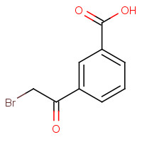 62423-73-8 3-(2-bromoacetyl)benzoic acid chemical structure