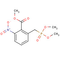 878156-03-7 methyl 2-(dimethoxyphosphorylmethyl)-6-nitrobenzoate chemical structure