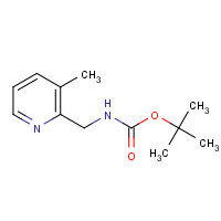 1396734-40-9 tert-butyl N-[(3-methylpyridin-2-yl)methyl]carbamate chemical structure