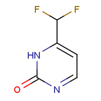 1522243-39-5 6-(difluoromethyl)-1H-pyrimidin-2-one chemical structure