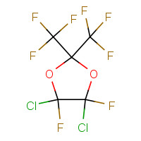 60644-92-0 4,5-dichloro-4,5-difluoro-2,2-bis(trifluoromethyl)-1,3-dioxolane chemical structure