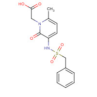 179523-60-5 2-[3-(benzylsulfonylamino)-6-methyl-2-oxopyridin-1-yl]acetic acid chemical structure