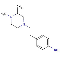 837422-04-5 4-[2-(3,4-dimethylpiperazin-1-yl)ethyl]aniline chemical structure