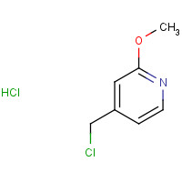 193001-96-6 4-(chloromethyl)-2-methoxypyridine;hydrochloride chemical structure