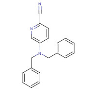 1419604-19-5 5-(dibenzylamino)pyridine-2-carbonitrile chemical structure