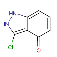 1246307-72-1 3-chloro-1,2-dihydroindazol-4-one chemical structure