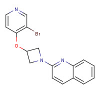 1350607-57-6 2-[3-(3-bromopyridin-4-yl)oxyazetidin-1-yl]quinoline chemical structure