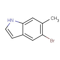 1000343-13-4 5-bromo-6-methyl-1H-indole chemical structure