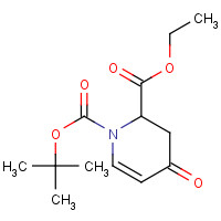 81357-16-6 1-O-tert-butyl 2-O-ethyl 4-oxo-2,3-dihydropyridine-1,2-dicarboxylate chemical structure