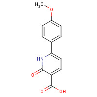 147269-07-6 6-(4-methoxyphenyl)-2-oxo-1H-pyridine-3-carboxylic acid chemical structure