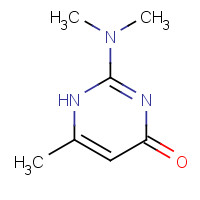 19810-73-2 2-(dimethylamino)-6-methyl-1H-pyrimidin-4-one chemical structure