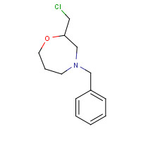 129482-45-7 4-benzyl-2-(chloromethyl)-1,4-oxazepane chemical structure
