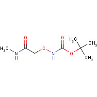 1177370-32-9 tert-butyl N-[2-(methylamino)-2-oxoethoxy]carbamate chemical structure