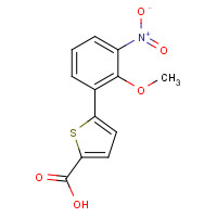 1262298-24-7 5-(2-methoxy-3-nitrophenyl)thiophene-2-carboxylic acid chemical structure
