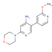 1354288-45-1 5-(2-methoxypyridin-4-yl)-2-morpholin-4-ylpyridin-4-amine chemical structure