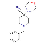 13801-04-2 1-benzyl-4-morpholin-4-ylpiperidine-4-carbonitrile chemical structure