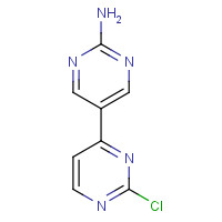 1383716-94-6 5-(2-chloropyrimidin-4-yl)pyrimidin-2-amine chemical structure