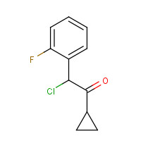 178688-43-2 2-chloro-1-cyclopropyl-2-(2-fluorophenyl)ethanone chemical structure