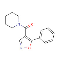 136995-17-0 (5-phenyl-1,2-oxazol-4-yl)-piperidin-1-ylmethanone chemical structure