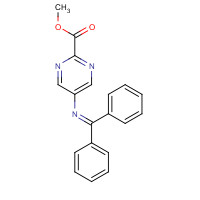 1383802-11-6 methyl 5-(benzhydrylideneamino)pyrimidine-2-carboxylate chemical structure
