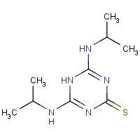 5133-47-1 2,6-bis(propan-2-ylamino)-1H-1,3,5-triazine-4-thione chemical structure
