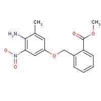 808744-52-7 methyl 2-[(4-amino-3-methyl-5-nitrophenoxy)methyl]benzoate chemical structure