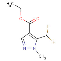 851725-98-9 ethyl 5-(difluoromethyl)-1-methylpyrazole-4-carboxylate chemical structure
