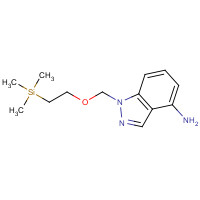 697739-02-9 1-(2-trimethylsilylethoxymethyl)indazol-4-amine chemical structure