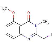 1263413-66-6 2-(iodomethyl)-5-methoxy-3-methylquinazolin-4-one chemical structure