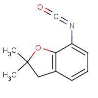87254-55-5 7-isocyanato-2,2-dimethyl-3H-1-benzofuran chemical structure