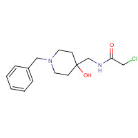 1169699-63-1 N-[(1-benzyl-4-hydroxypiperidin-4-yl)methyl]-2-chloroacetamide chemical structure