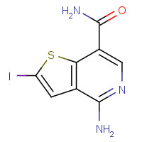 690635-54-2 4-amino-2-iodothieno[3,2-c]pyridine-7-carboxamide chemical structure