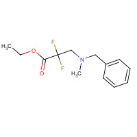 1346597-47-4 ethyl 3-[benzyl(methyl)amino]-2,2-difluoropropanoate chemical structure